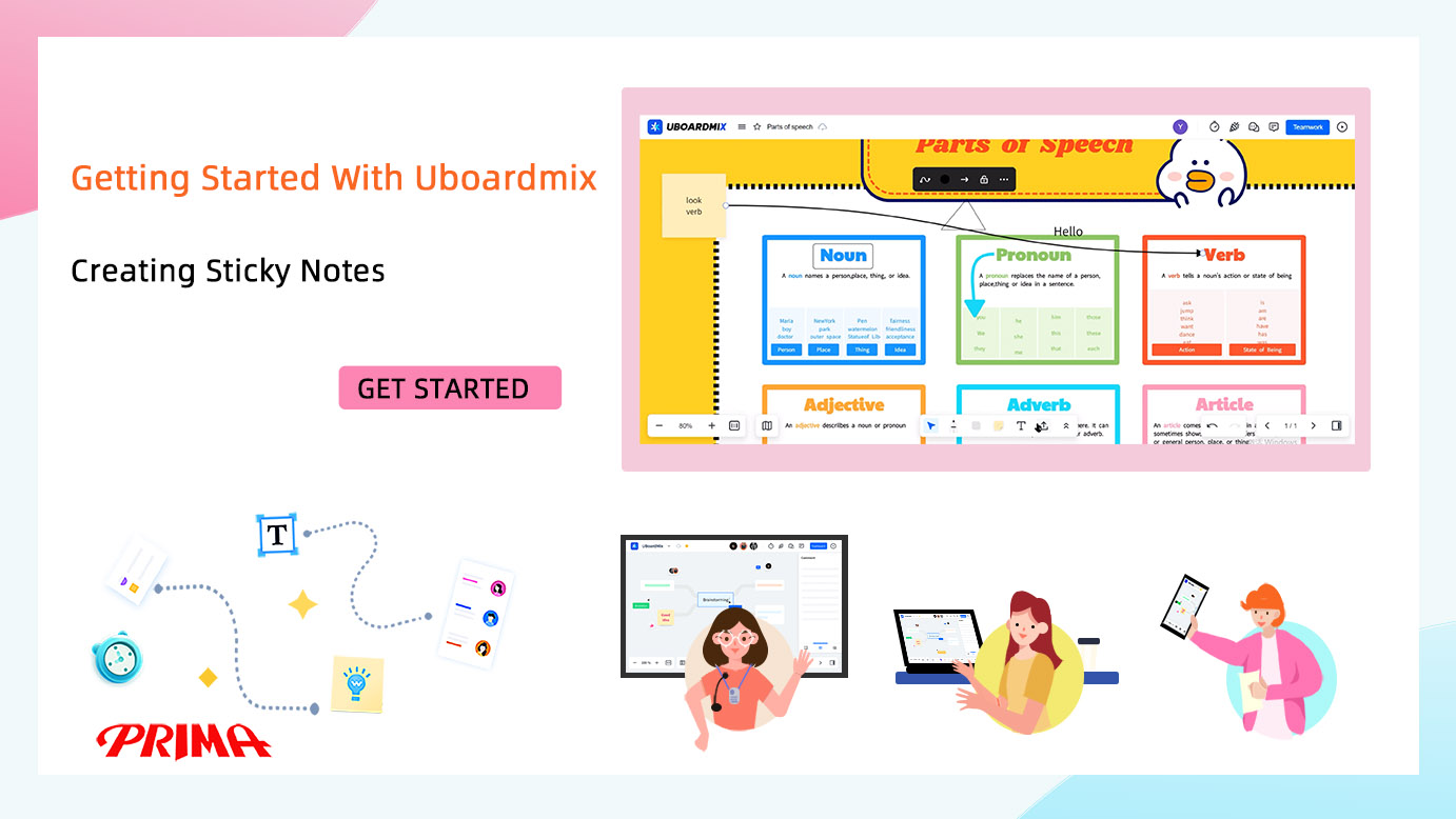 Getting Started with Uboardmix for Creating Sticky Notes