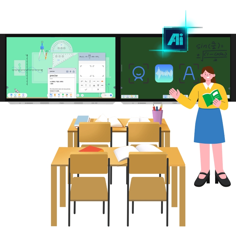 Unlocking the Future of Education: AI-Powered Interactive Flat Panels