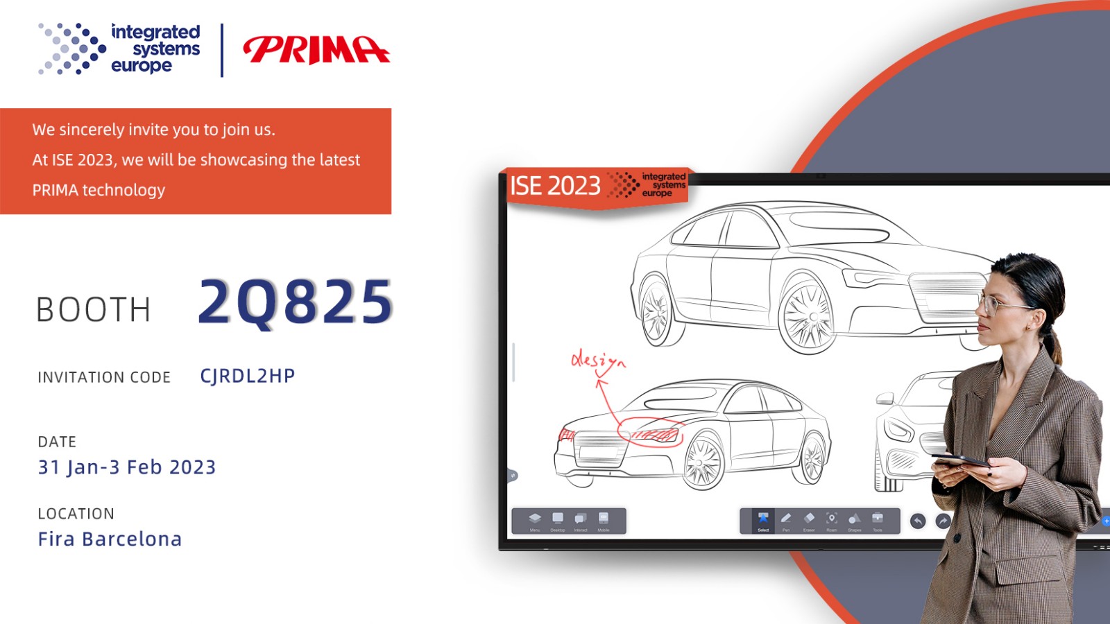 [Exhibition Invitation] PRIMA will meet you at the 2023 Integrated Systems Europe