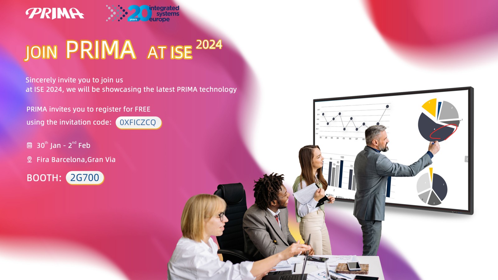 [Exhibition Invitation] PRIMA will meet you at the 2024 Integrated Systems Europe
