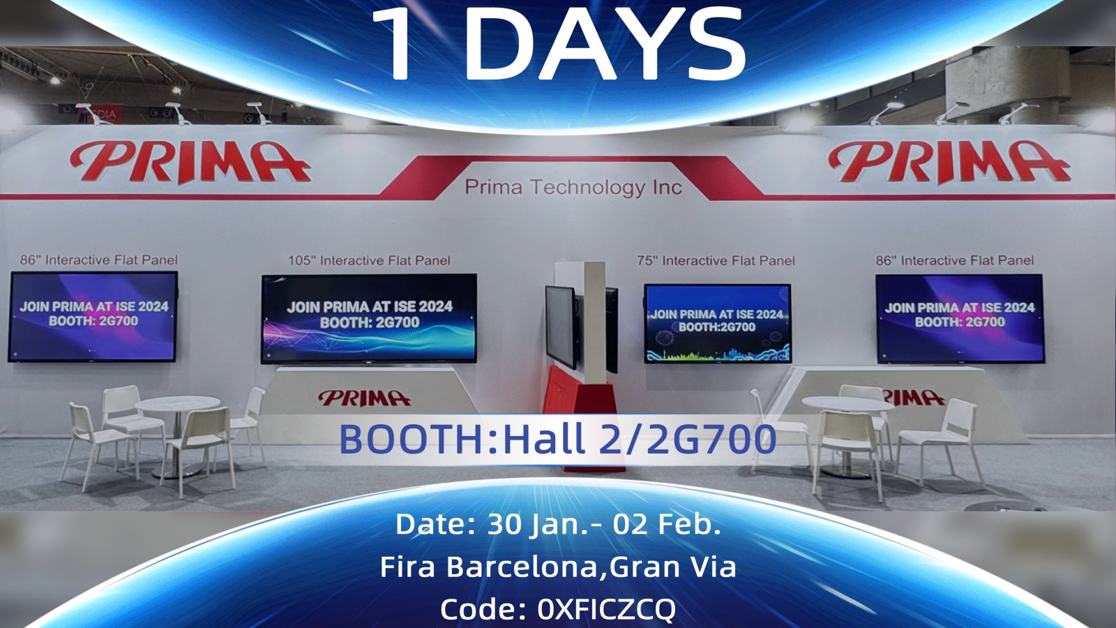 See you tomorrow! We sincerely welcome you to come for further communication at ISE 2024